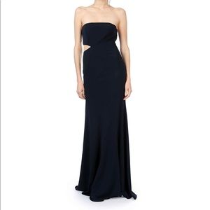 Jay Godfrey Women’s Doyle Side Cut Out Gown Navy